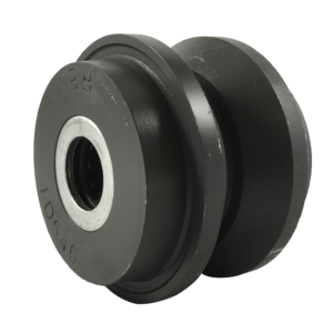 Castor Wheel 75mm | V Grooved Cast Iron, 225kg, 20mm Roller Bearing (075CV1B)