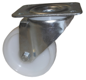 Swivel Castor, 160mm, 350kg Capacity, Nylon Wheel, Roller Bearing (3470UOR160P63W)