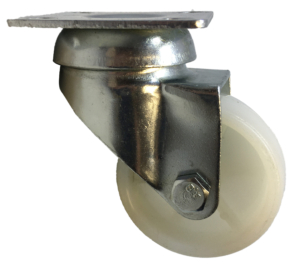 50mm Swivel Castor, 50kg Capacity | Polypropylene Wheel, Plain Bore (LSV050PP)