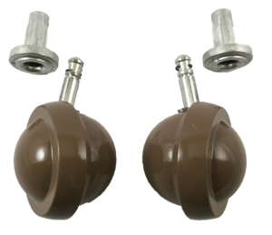 50mm Furniture Swivel Castor, 50kg Capacity | Metal Tread Wheel  (46PAIR)