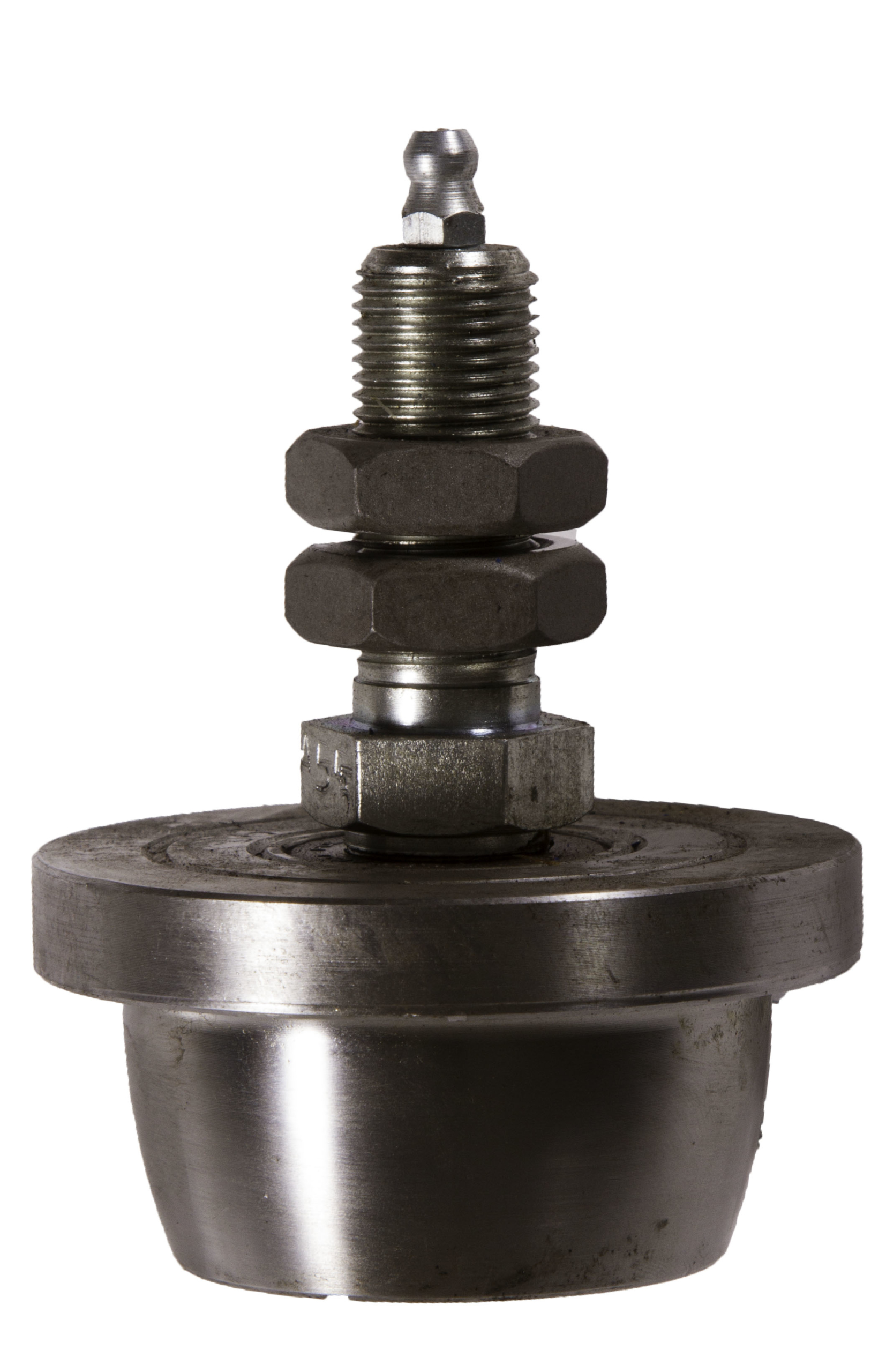 Castor Wheel, 105mm Single Flanged Steel Wheel With Steel Stub Axle