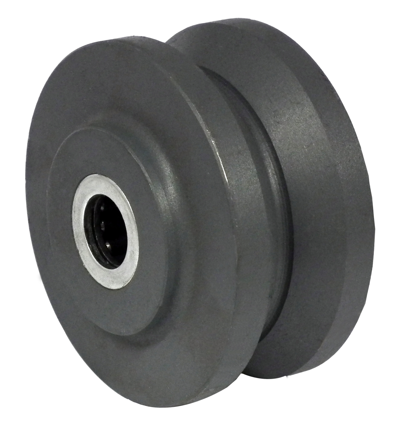 V Grooved Wheel 100mm V Grooved Cast Iron, 300kg, 20mm Roller Bearing