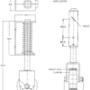 100mm Gate Castor with 75kg Spring