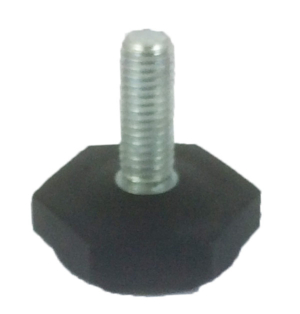 Adjustable Feet, Rigid, M8 x 22mm Stem, 250kg Load Capacity, 30mm Base (GL30XM8X22RHEX)
