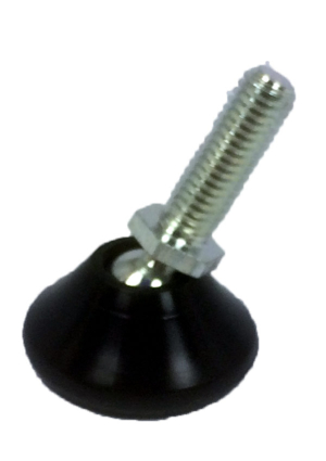 Adjustable Feet, Tilting, M8 x 25mm Stem, 75kg Load Capacity (GL32XM8X25T)