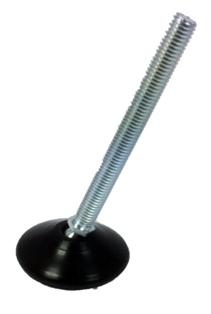 Adjustable Feet, Tilting, M10 x 100mm Stem, 250kg Load Capacity, 55mm Base (GL55XM10X100T)
