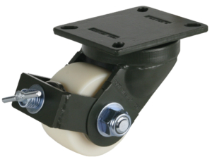 125mm Swivel Castor with Brake, 1500kg Capacity | Cast Nylon Wheel, Ball bearing (GXT125BSFMCD)