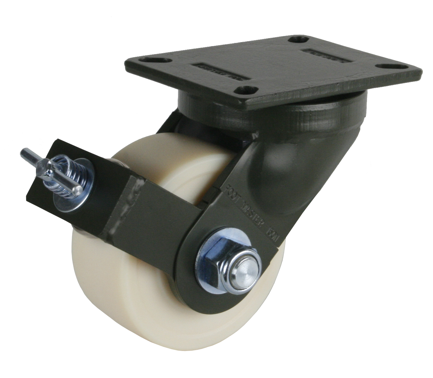 150mm Swivel Castor with Brake, 2200kg Capacity Nylon Wheel, Ball