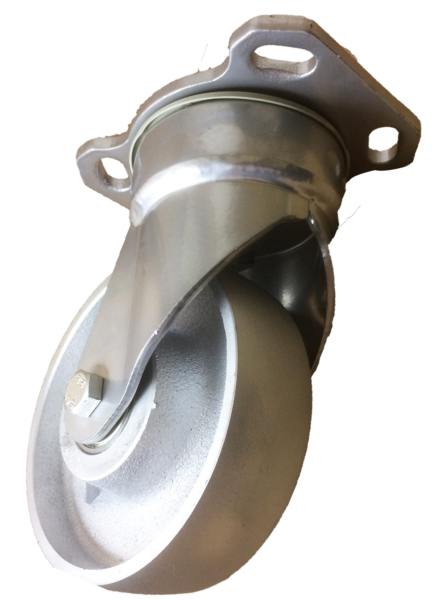 150mm Swivel Castor, 600kg Capacity Cast Iron Wheel, Ball bearing