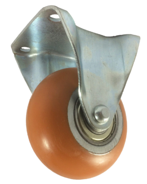 100mm Fixed Castor, 250kg Capacity | Polyurethane Tyre Wheel, Ball bearing (KFCR10020241)