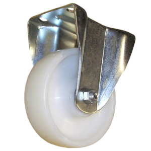 250mm Fixed Castor, 1100kg Capacity | Nylon Wheel, Ball Bearing (KF250NYB1100)
