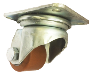 82mm Low Level Swivel Castor, 650kg Capacity | 82mm Polyurethane Tyre Wheel, Ball bearing (KS8270PTB)