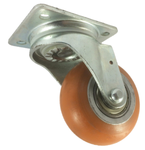 100mm Swivel Castor, 250kg Capacity | Polyurethane Tyre Wheel, Ball bearing (KSCR10020241)
