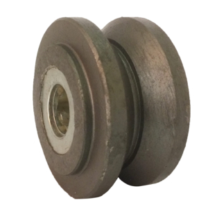 V Grooved Wheel 75mm | Cast Iron, 205kg, 19mm Roller Bearing (KW075CVRA)