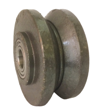 V Grooved Wheel 100mm | Cast Iron, 250kg, 20mm Ball bearing (KW100CV2H)