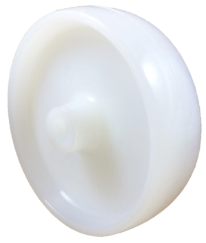 Castor Wheel 125mm | Nylon, 250kg, 12mm Plain Bore (KW125NY1245)