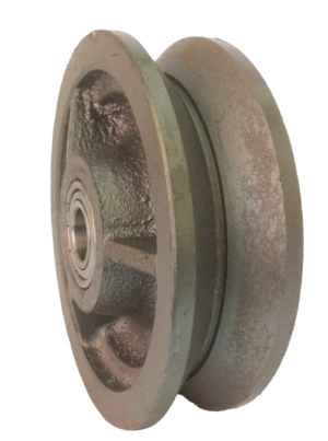 V Grooved Wheel 150mm | Cast Iron, 900kg, 20mm Ball bearing (KW150CV2H)