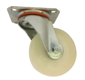 100mm Swivel Castor, 250kg Capacity | Nylon Wheel, Plain Bore (LSV100NY250)