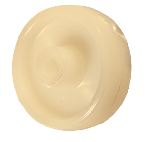 Castor Wheel 75mm | Nylon, 160kg, 10mm Plain Bore (075NY03)