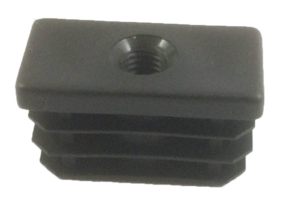 Threaded Inset, Rectangular, M10 | Suits 50mm x 20mm Tube OD with 1.5mm Wall Thickness (RCTM105883)