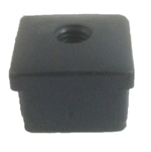 Threaded Inset, Square, M10 | Suits 1 1/4" x 1 1/4" Tube OD with 16 Gauge Wall Thickness (SQRM105856)