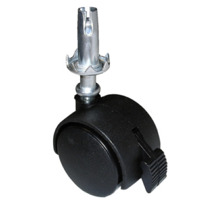 50mm Furniture Swivel Castor With Brake, 50kg Capacity | Polypropylene Wheel  (TW50SSB)