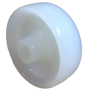 Castor Wheel 63mm | Nylon, 122kg, 9mm Plain Bore (WNY25)