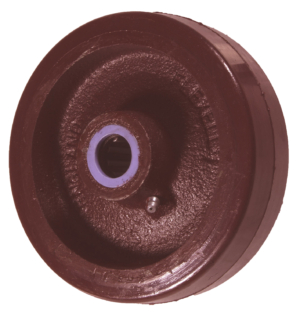 Castor Wheel 150mm | Polyurethane Tyre / Cast Iron Centre, 725kg, 20mm Roller Bearing (WSU6RBM20)