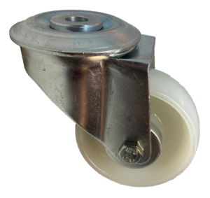 80mm Swivel Castor, 130kg | Nylon Wheel, Roller Bearing (XSBH080NYB130)