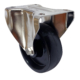 100mm high temperature fixed rigid castor and black phenolic resin wheel with smooth plain bore