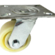 100mm Swivel Castor fabricated steel with white nylon wheels with ball bearings