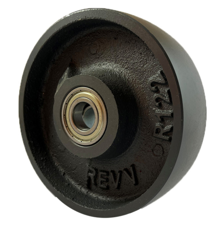 150mm Cast Iron Castor wheel with 20mm ball bearing. Revvo Brand