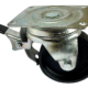 150mm swivel castor with brake and cast iron wheel with roller bearing and grease nipple