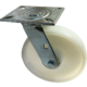 200mm swivel only fabricated steel castor and nylon wheel with roller bearing