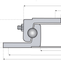 500mm Trailer Turntable Dimensional Drawing 500L