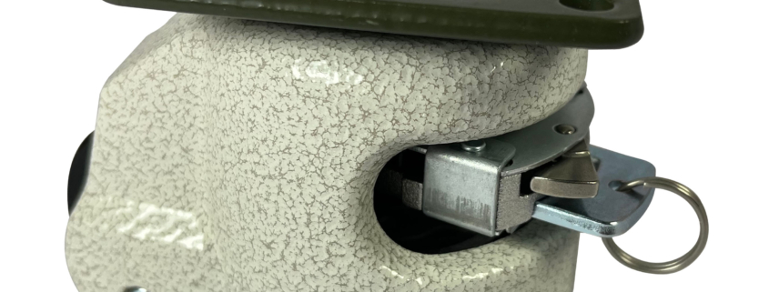 50mm Footmaster Castor with Levelling, swivel and vibration dampening functions. Ratchet Operation. Part Number KGDR-60F