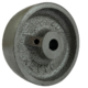 75mm Cast Iron Castor wheel with 10mm plain bore Revvo Brand