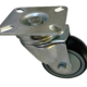 75mm swivel castor with top plate and grey thermoplastic rubber tyre wheel