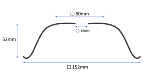 Pallet Feet 152mm X 152mm Diagram