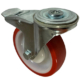 125mm Swivel brake Castor with 12mm Single Bolt Hole with Ball Bearing. Polyurethane Tyre on a nylon centre wheel