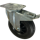 200mm Puncture Proof Braked Castor 100kg Load Rating