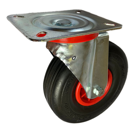 240mm Puncture Proof Swivel Castor with Roller Bearing KS260EVA