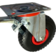 260mm Swivel Castor with Brake and Puncture Proof Wheel