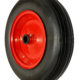 370mm Puncture Proof Wheel with Red Steel Centre