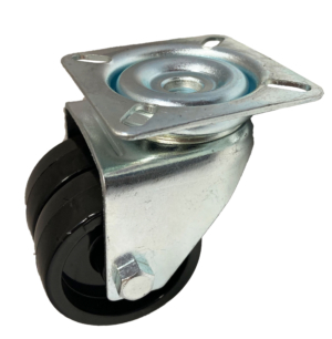 50mm Swivel Castor, 60kg Capacity | Polypropylene wheel, Plain Bore (2KS050PPPL)