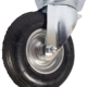 Swivel Castor with 200mm Diameter Pneumatic Wheel with Roller Bearing