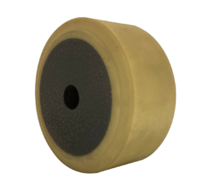 75mm Industrial wheel with polyurethane tyre plain bore