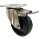 100mm High Temperature Stainless Steel Castor with Swivel and Wheel Brake and phenolic resin wheel MSS100HTBR