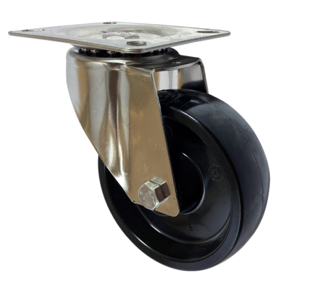 100mm High Temperature Stainless Steel Swivel Castor with Phenolic Resin Wheel MSS100HT