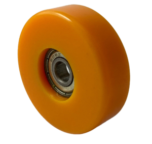 Guide Roller, 50mm X 15mm, Polyurethane Tyre, 8mm Ball Bearing, 50kg (KGR5015PTB8)